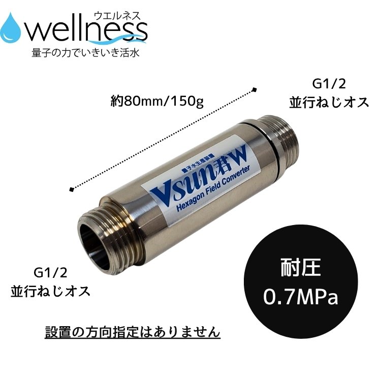 νsun君Wステンレス：心臓部